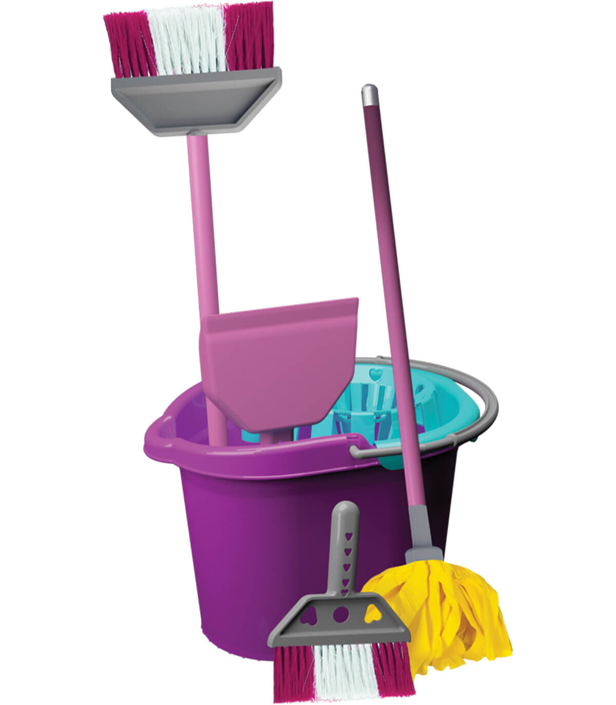 CLEANING KIT 5 PIECES IN A BOX - HOUSES FOR DOLLS AND SETS