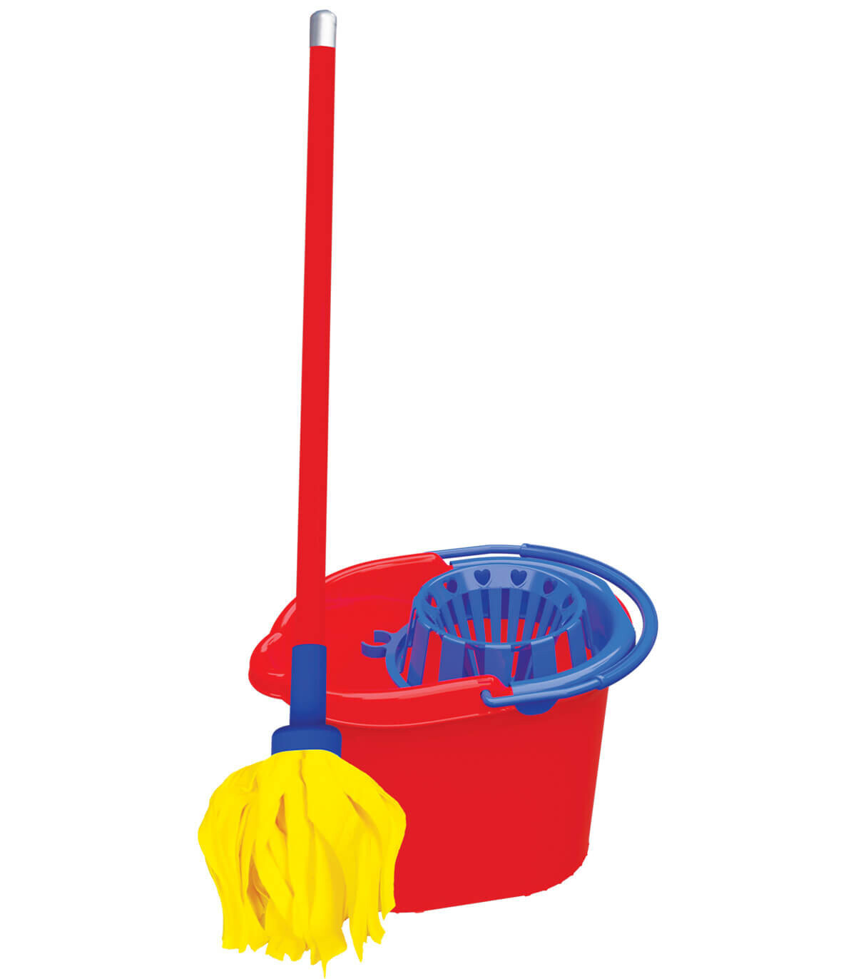 CLEANING SET BUCKET AND MOP - HOUSES FOR DOLLS AND SETS