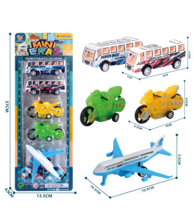 5 CARDBOARD VEHICLES - Engines