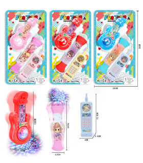 MICROPHONE, GUITAR AND PHONE SET - Guitars