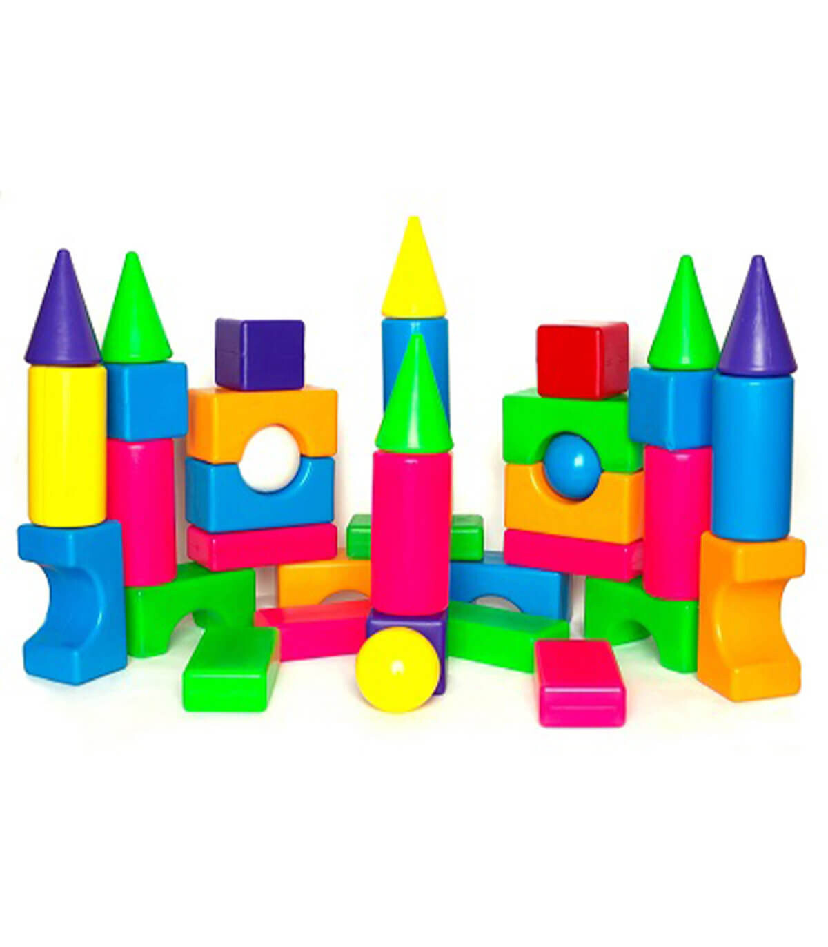 CITY LIFE 2 LARGE BALL CONSTRUCTOR 60 PIECES - BUILDING BLOCKS