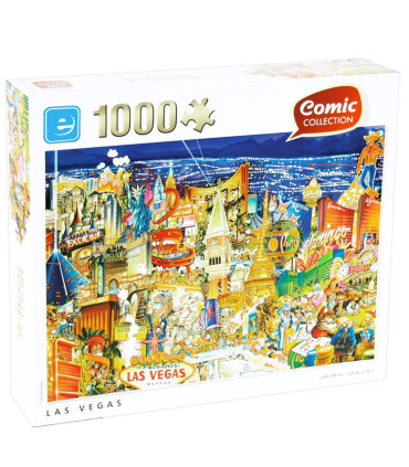 LAS VEGAS PUZZLE 1000 PIECES - PUZZLES AND CUBES