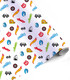 HOT WHEELS WRAPPING PAPER 70 X 200 4 VARIETIES - PACKAGING AND BATTERIES