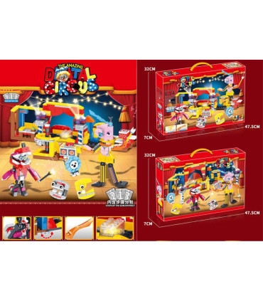 CONSTRUCTOR CIRCUS 455 PARTS - BUILDING BLOCKS, SORTERS AND RINGS