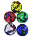 SHINY FAUX LEATHER COLORED SOCCER BALL