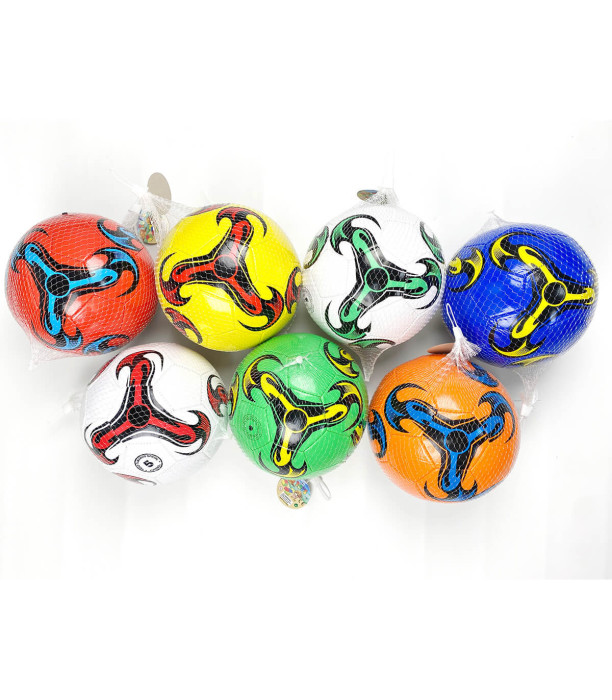 FAUX LEATHER SOCCER BALLS IN 7 COLORS - BALLS