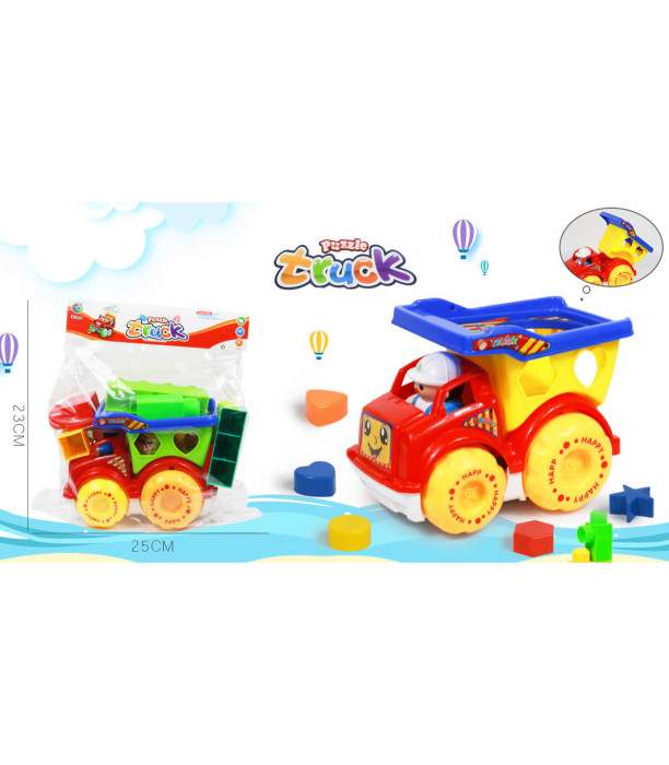 SORTER TOY TIPPER TRUCK - BUILDING BLOCKS, SORTERS AND RINGS