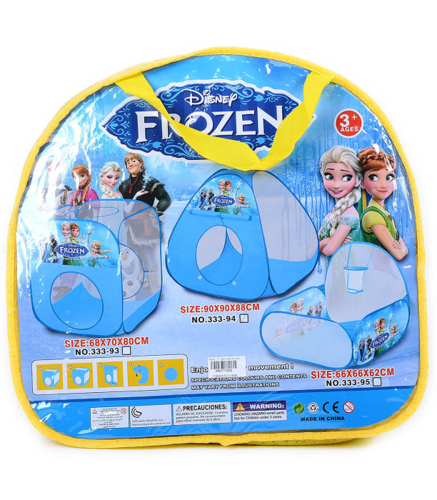 ICE KINGDOM FROZEN TEXTILE PLAY TENT - SWINGS AND CHAIRS