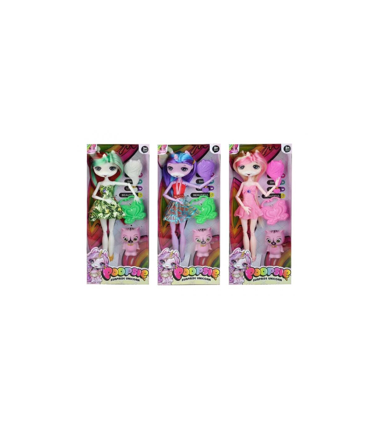 UNICORN DOLL WITH BREAKABLE LIMBS - DOLLS AND MERMAIDS