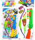 CHILDREN'S RIFLE AND BOW ON CARDBOARD - MACHINES AND RIFLES