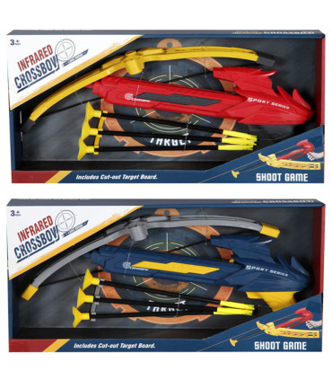 CHILDREN'S CROSSBOW WITH ARROWS IN OPEN BOX - SABERS, SWORDS AND BOWS