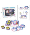 CHILDREN'S METAL UNICORN TEA SET IN BOX
