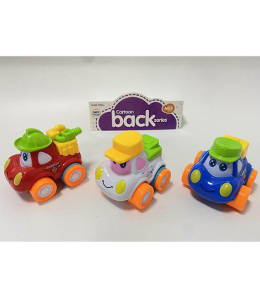 CHILDREN'S TOY CAR WITH A HAT 3 COLORS - Cars and jeeps