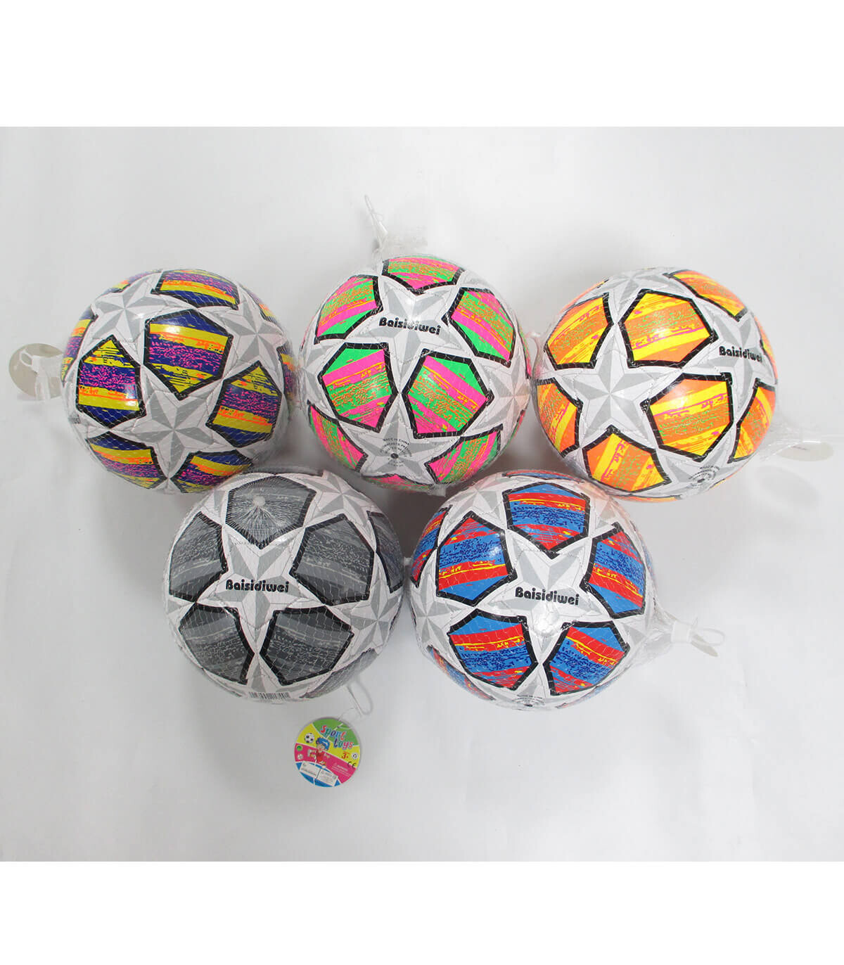 SMALL SOCCER BALL WITH STARS - BALLS