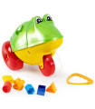 BABY EDUCATIONAL SORTER FROG WITH PULL STRING
