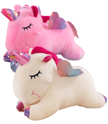 PLUSH UNICORN BED 25 CM 4 COLORS - Small