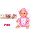DOLL BABY BUNNY WITH 4 SOUNDS 30 CM IN A BAG