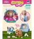 PLUSH WALKING PUPPY IN BACKPACK - Small