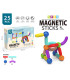 CHILDREN'S CONSTRUCTOR WITH MAGNETIC STICKS 25 PARTS - BUILDING BLOCKS, SORTERS AND RINGS