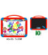 LARGE DOUBLE-SIDED MAGNETIC WRITING BOARD WITH CYRILLIC LETTERS 2 COLORS - Boards for drawing and writing