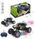 KID'S BUGGY WITH SMOKE AND REMOTE CONTROL, 4 DIRECTIONS, BATTERY - Radio control with remote control