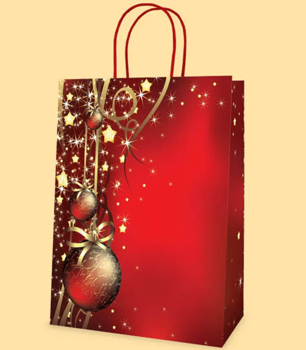 LARGE CHRISTMAS GIFT BAG 43X34X14 11 TYPES - PACKAGING AND BATTERIES