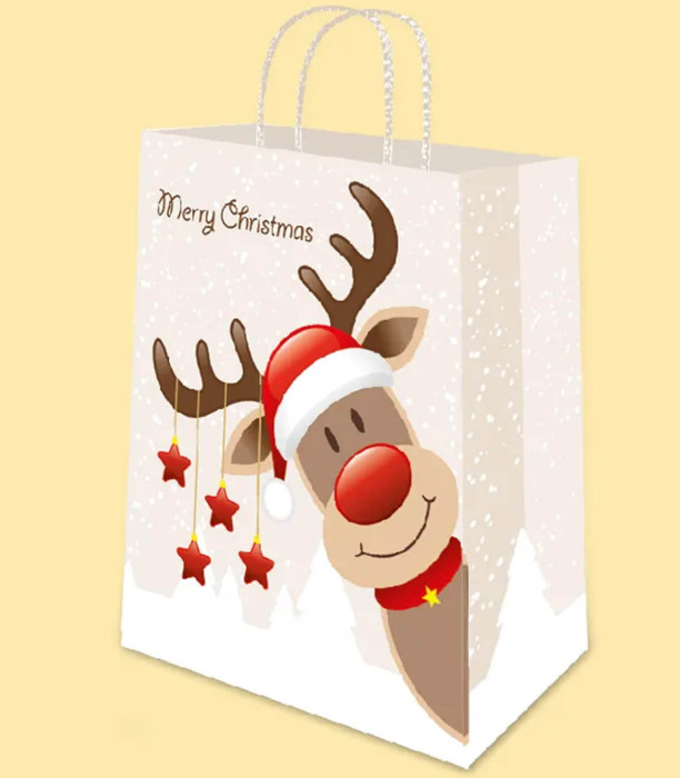 LARGE CHRISTMAS GIFT BAG 43X34X14 11 TYPES - PACKAGING AND BATTERIES