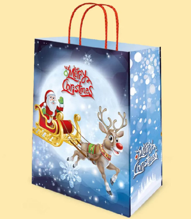 LARGE CHRISTMAS GIFT BAG 43X34X14 11 TYPES - PACKAGING AND BATTERIES
