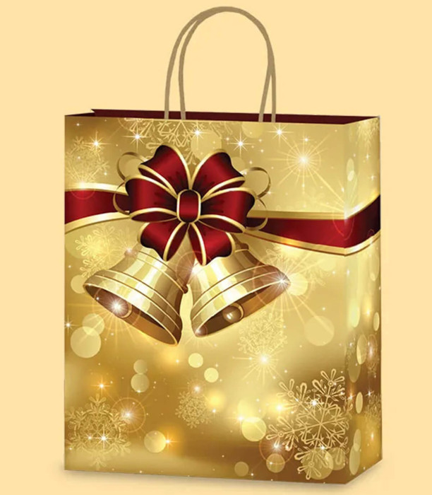 LARGE CHRISTMAS GIFT BAG 43X34X14 11 TYPES - PACKAGING AND BATTERIES