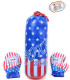 CHILDREN'S BOXING BAG WITH GLOVES USA 42 CM - SPORTS
