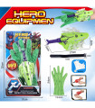GLOVE WITH LAUNCHER GREEN SUPERHERO