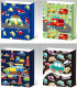 LARGE GIFT BAG CHILDREN'S TRANSPORT MEANS 55x43x15 - PACKAGING AND BATTERIES