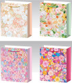 GIFT BAG MEDIUM SIZE PASTEL FLOWERS 42x30x12