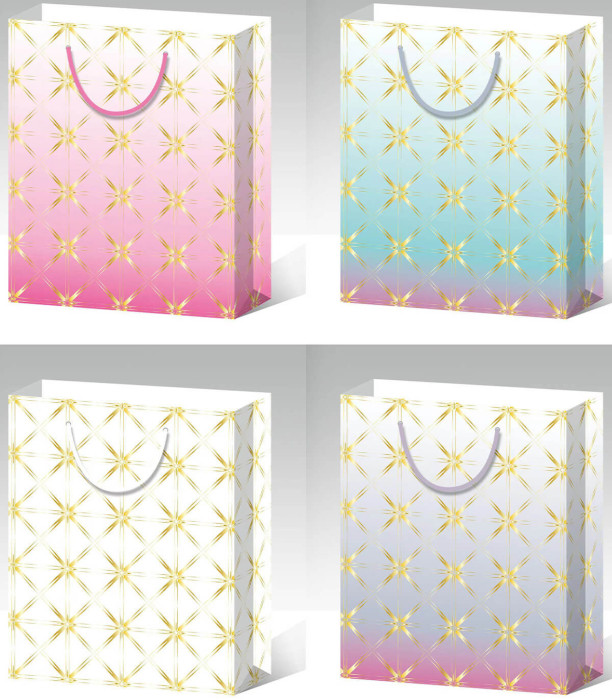 GIFT BAG MEDIUM SIZE NIGHT RAY 42x30x12 - PACKAGING AND BATTERIES