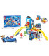 CHILDREN'S LARGE PARKING SONIC WITH 2 CARS AND 2 FIGURES HEROES - PARKINGS, GARAGES, TRACKS AND AIRPORTS
