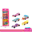 METAL CARS FOR GIRLS 5 PCS. IN BOX
