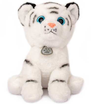 PLUSH WHITE TIGER 28 CM - Medium