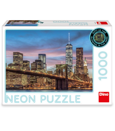 PUZZLE NEW YORK 1000 PIECES NEON - PUZZLES AND CUBES