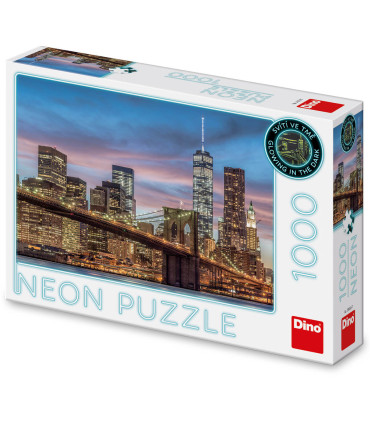 PUZZLE NEW YORK 1000 PIECES NEON - PUZZLES AND CUBES