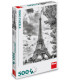 PUZZLE EIFFEL TOWER BLACK-WHITE 500 PIECES - PUZZLES AND CUBES