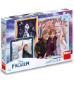 CHILDREN'S PUZZLE FROZEN 3X55 PIECES