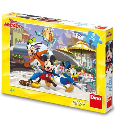 CHILDREN'S PUZZLE MICKEY AND FRIENDS 24 PIECES - PUZZLES AND CUBES