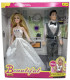 BRIDE AND GROOM WITH NECKLACE - DOLLS AND MERMAIDS