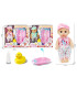 PEEING BABY DOLL WITH BATH, SHOWER AND DUCK IN A BOX - BABY