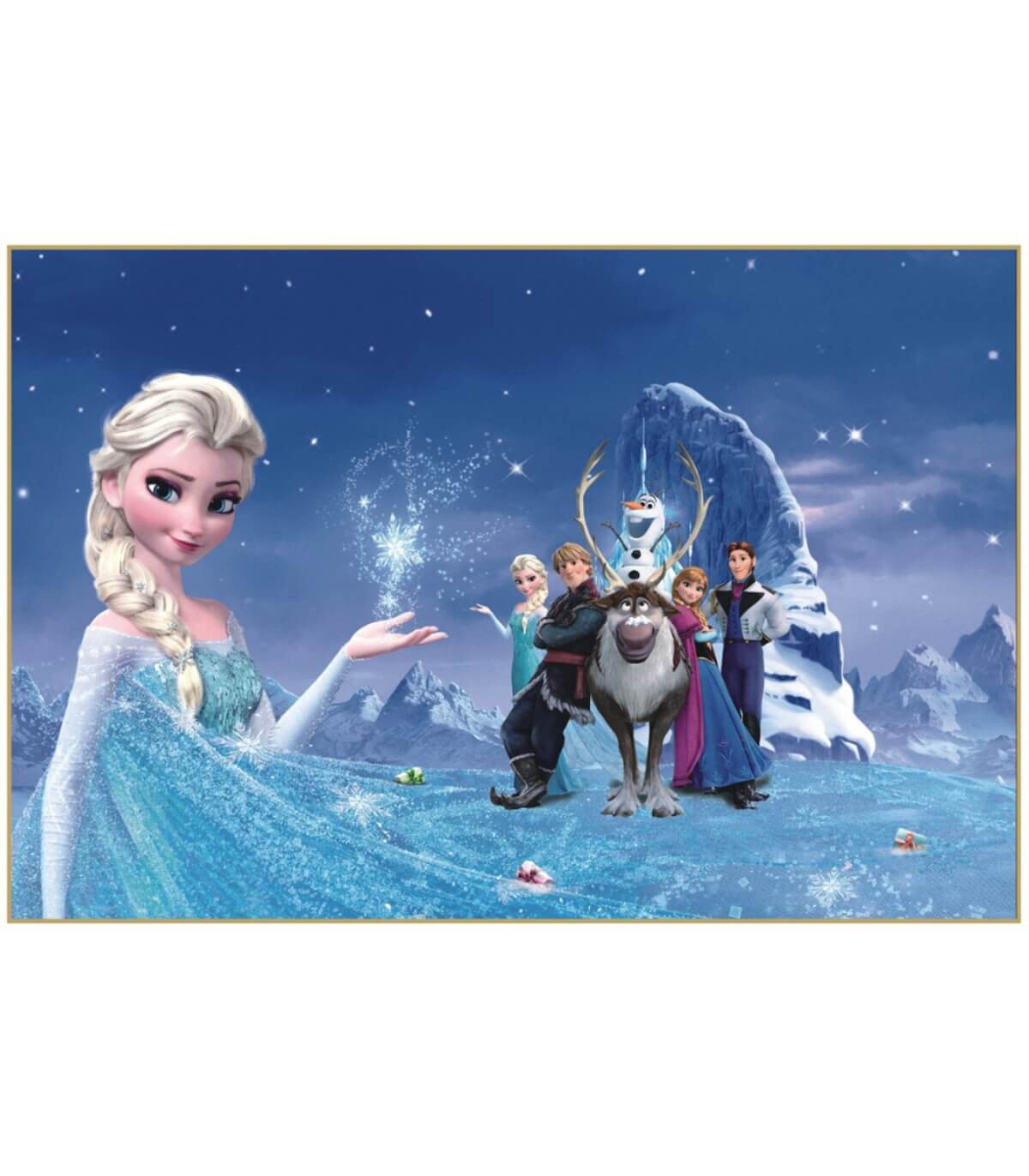 PUZZLE FROZEN KINGDOM 1000 PIECES 2 TYPES - PUZZLES AND CUBES