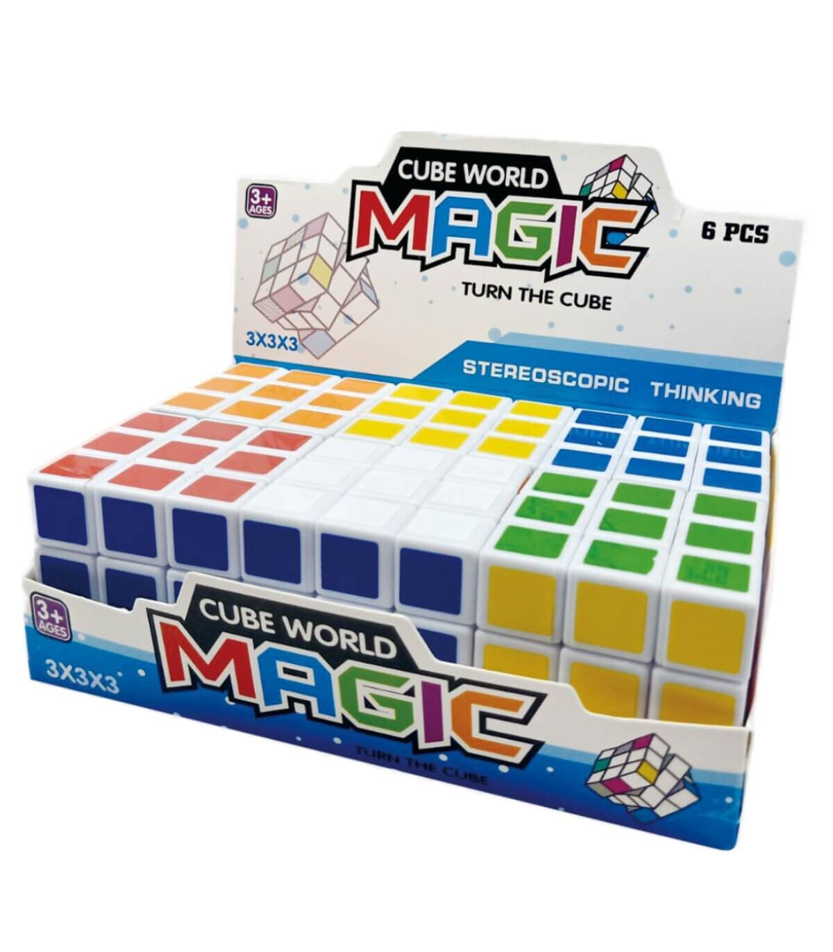 RUBIK MAGIC CUBE 6 PCS - PUZZLES AND CUBES