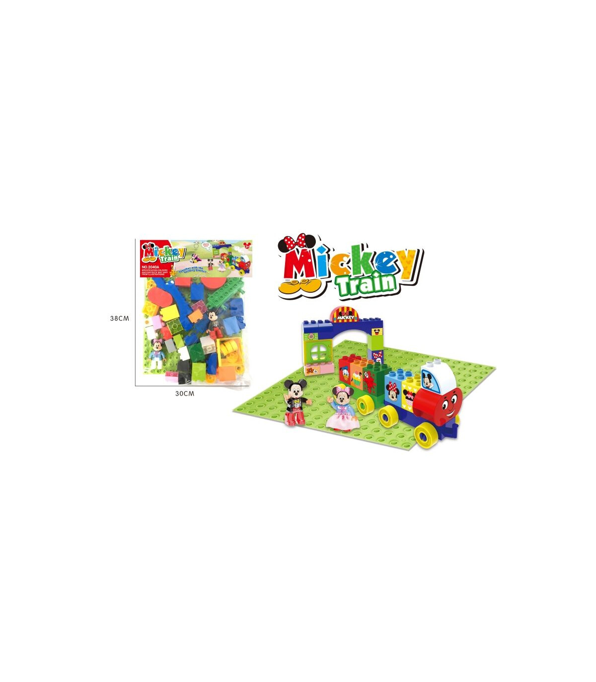 CONSTRUCTOR WITH TWO MISHLETA FIGURES IN AN ENVELOPE - BUILDING BLOCKS, SORTERS AND RINGS
