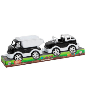 CHILDREN'S SET JEEP WITH DUMP TRUCK - Cars and jeeps