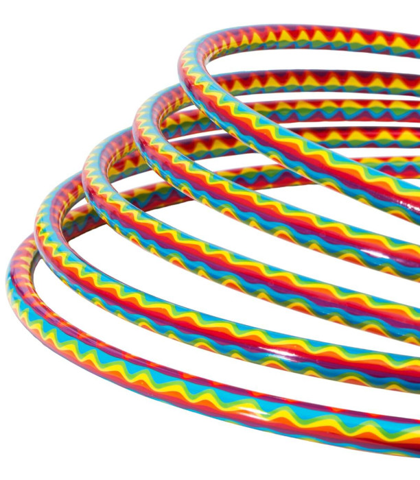 CHILDREN'S RAINBOW HOOP 68 CM - RODS, ROPES AND HOOPS