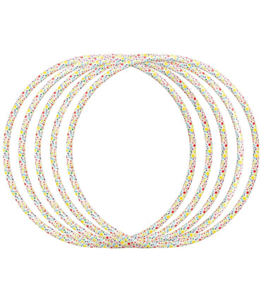 CHILDREN'S MEDIUM HULA HOOP STARS 68 CM - RODS, ROPES AND HOOPS
